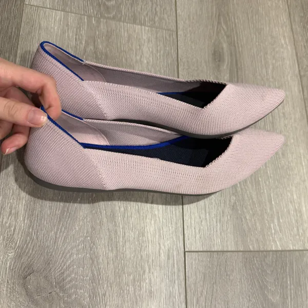 Rothy's The Point shoe in light pink - Image 8