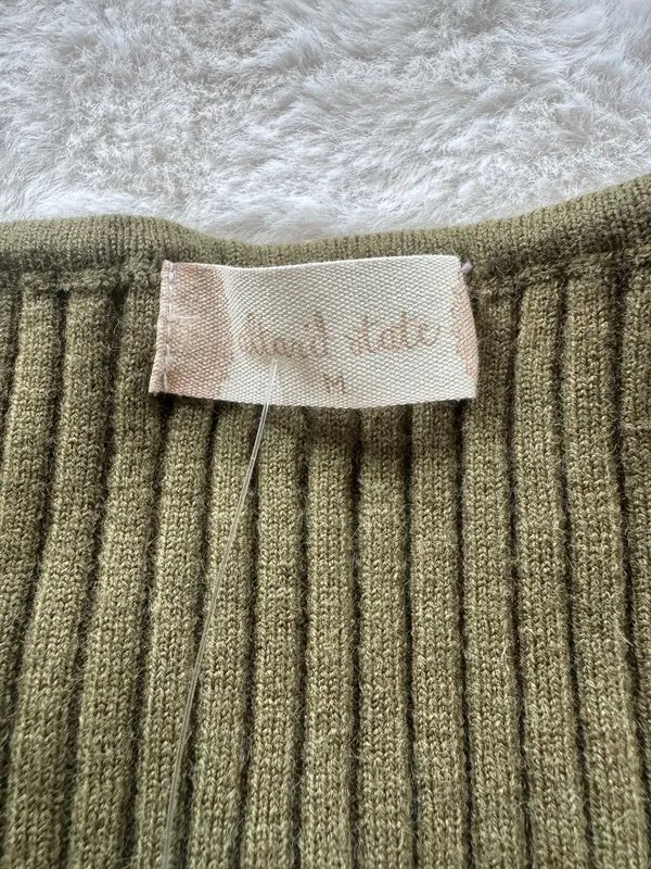 Altar'd State Olive Green Top  - Image 5