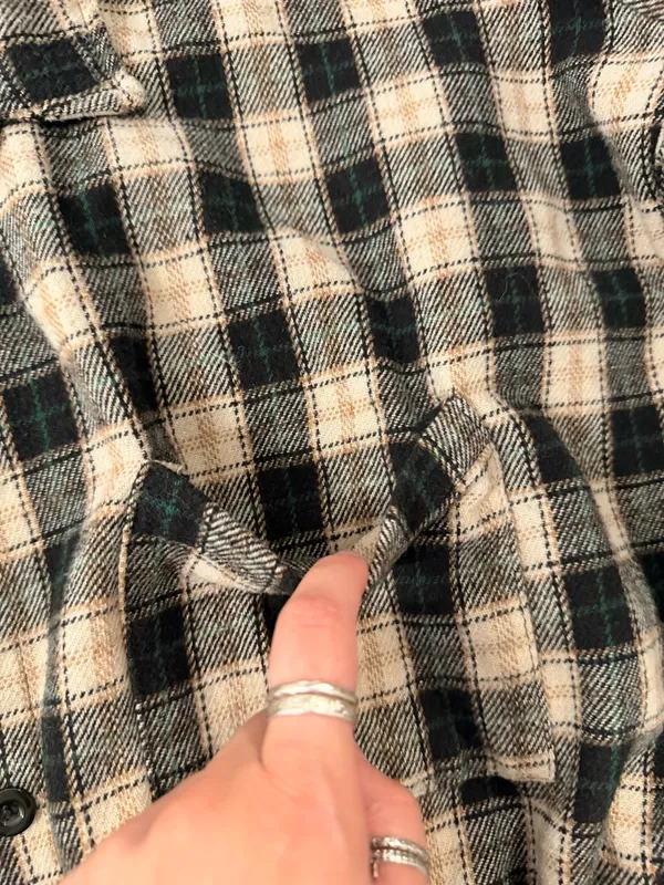 Boohoo Oversized Plaid Flannel Shirt - Image 4