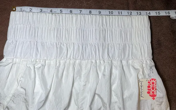NWT Free People FP Movement Women's The Way Home Shorts White Size Medium - Image 9