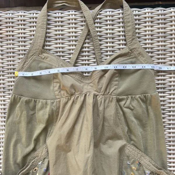 Daily Practice NEW WITH TAGS‎ Top Tier Utility Sweetheart Midi Dress small boho - Image 10