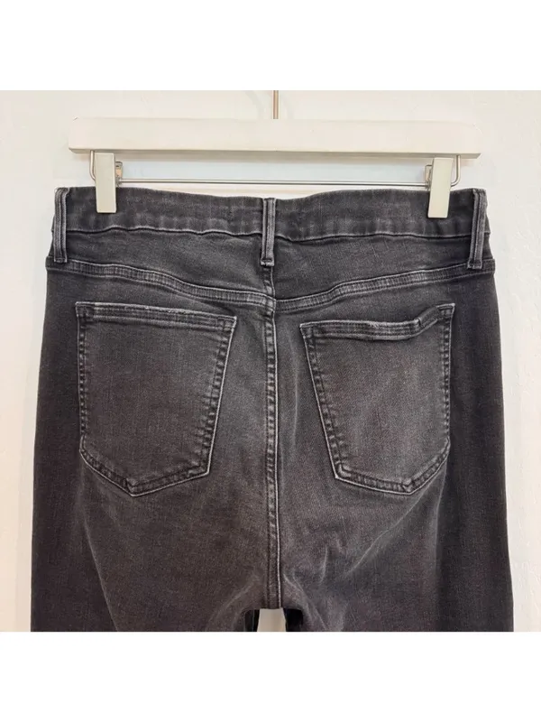 Joes Jeans Hi Honey Jeans Size 31 Black Wyoming Raw Hem Curvy Bootcut‎ Rancher - Image 7