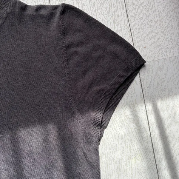 Zara Gray Knit Turtleneck Sweater Dress Size L - Image 4