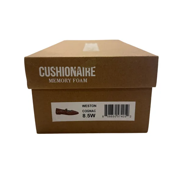 Cushionare Weston Woven Mary Jane in Brown, Size 8.5 Wide - Image 6