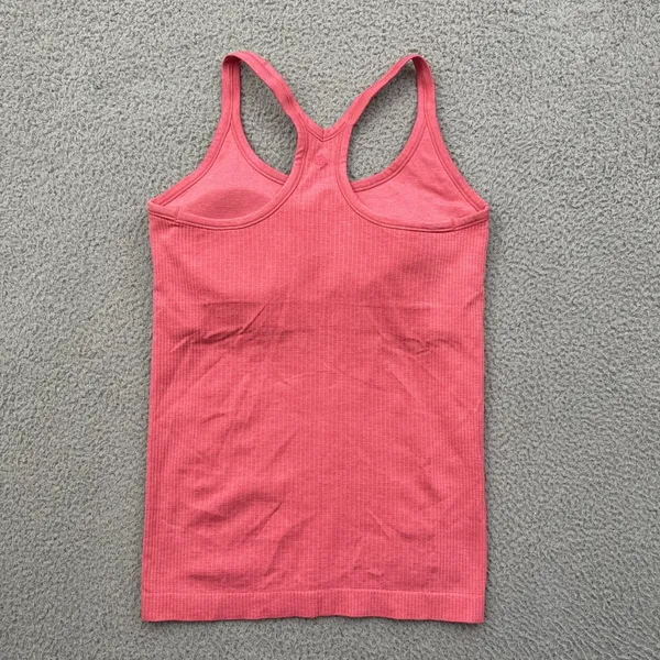 Lululemon Ebb To Street Tank Top Pink Athletic Athleisure Tennis Women's 8 - Image 2