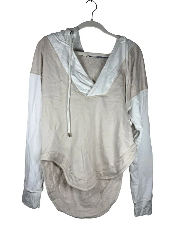Anthropologie Pilcro Wharfside Hooded Sweatshirt -Neutral color - Image 4
