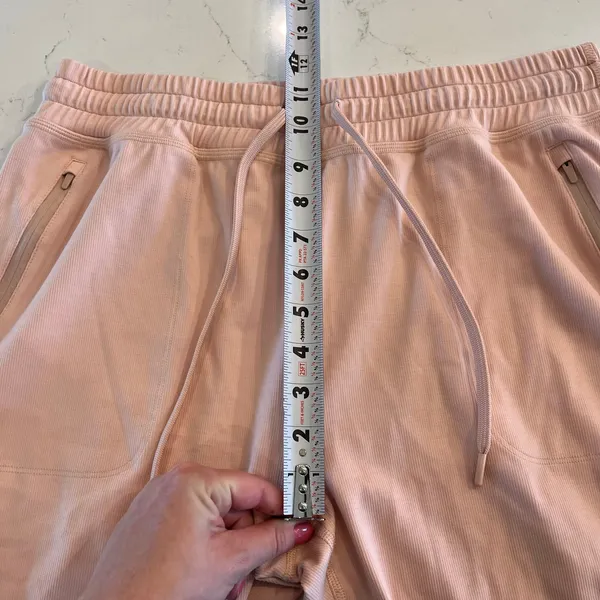 Beyond Yoga Heather Rib Street Jogger Pink Salmon‎ Size Large - Image 9