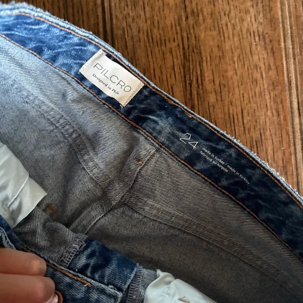 Pilcro Anthropologie Jeans Straight Leg Mid Rise - Image 5