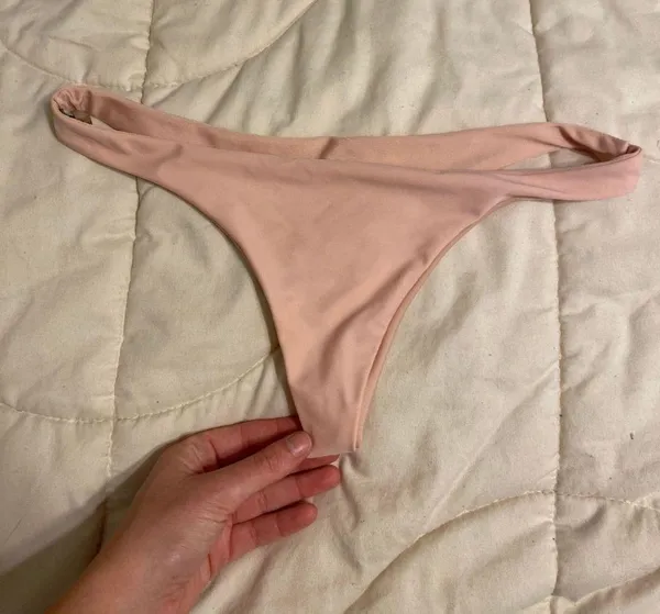 Baby Pink Thong Bikini Bottom - Image 4