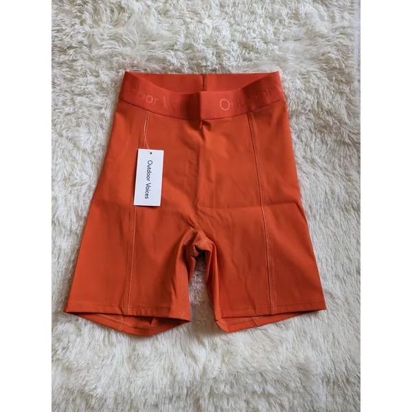 Outdoor Voices Shorts Women's SuperForm 5" in Sundance Orange Size XXS - Image 3