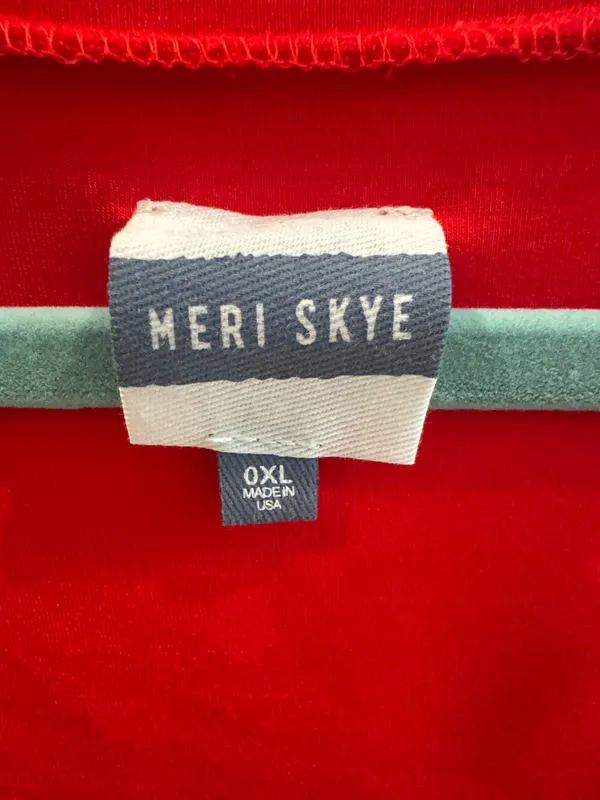 Meri Skye long sleeve V neck tee Multiple Size 0X - Image 2