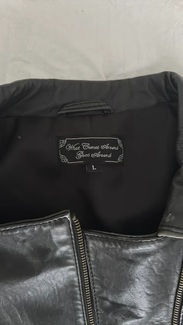 What Goes Around Comes Around Leather Jacket - Image 5