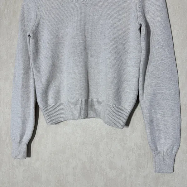 Wilfred Free 100% Merino Wool V-Neck Palomino Sweater Longsleeve Light Cream S - Image 5