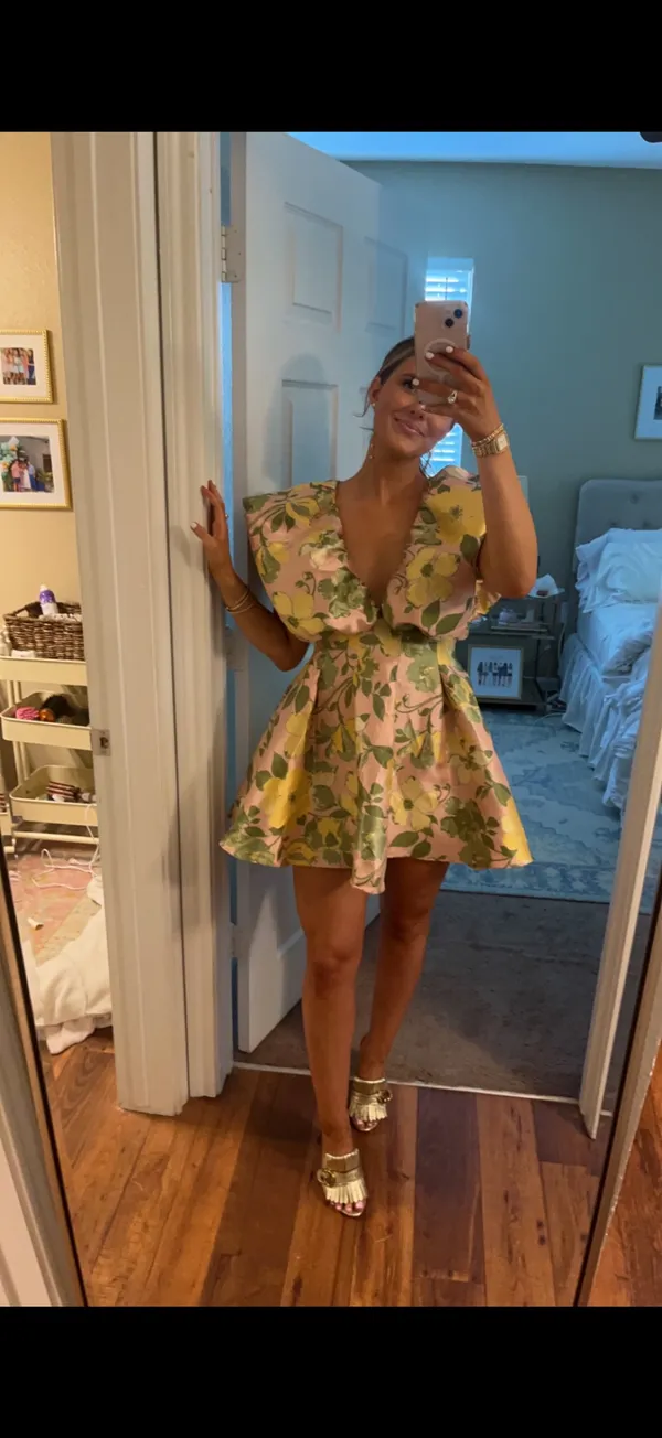 IT'S GIVING CLASS MINI DRESS MULTI - Image 2
