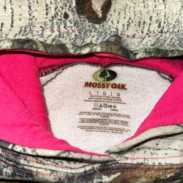Mossy Oak Tree Camo Sweatshirt Hoodie - Image 2