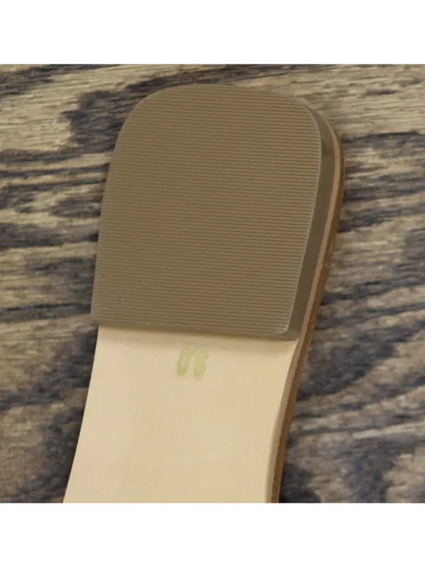 NWT Steve Madden Hadyn H-Band Sandals Slip On Natural / Cognac Check Brown 9M - Image 10