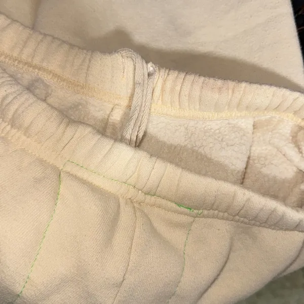 Aviator Nation Haight Ashbury Sweatpants Cream Rainbow Logo‎ Relaxed Joggers M - Image 10