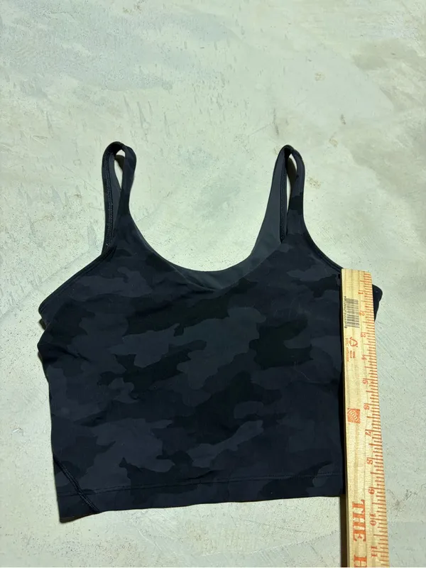 Lululemon Black/gray Camo align tank top 10 - Image 5
