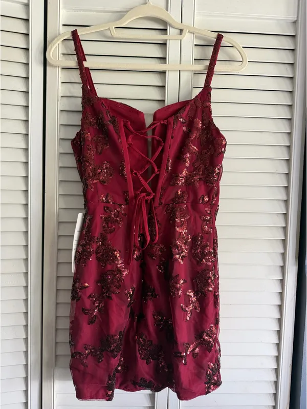 Burgundy Amazon Dress - Image 2