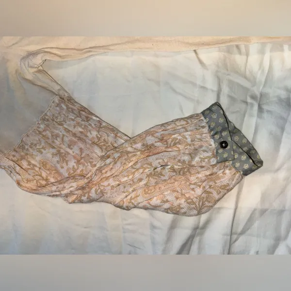 Free People Cream Paisley Oversized Top Long Sleeve We The Free - Image 5