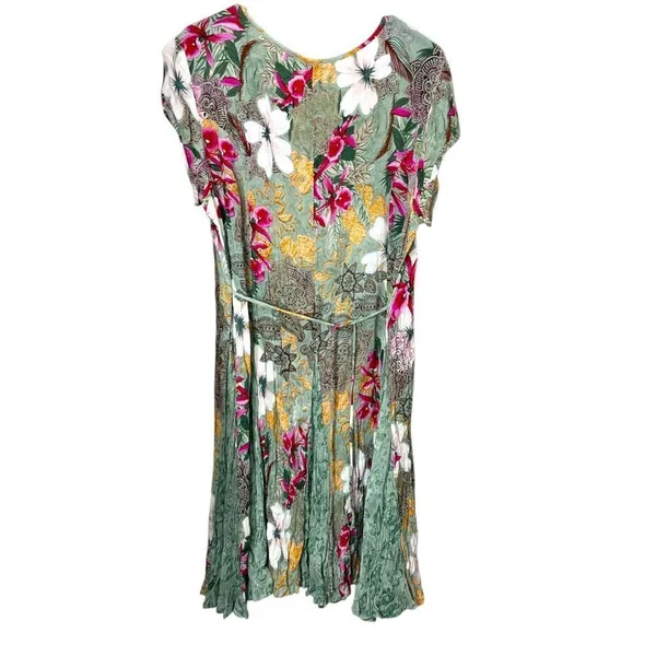 Bila Floral Print Boho Swing Dress Size‎ XL - Image 7