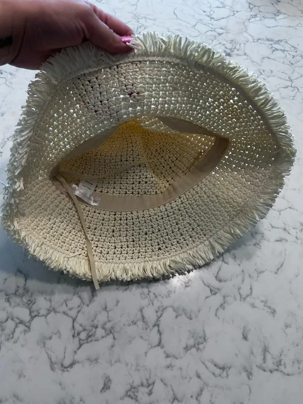 Kendra Scott Gia Straw Bucket Hat - Image 4