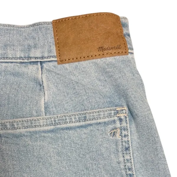Madewell Emmett Wide-Leg High-Rise Jeans Light Wash Size 27 Cropped‎ Denim - Image 12