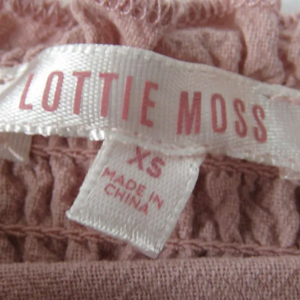 Lisa Says Gah Lottie Moss Blush Pink Strapless Mini Dress XS - Image 7