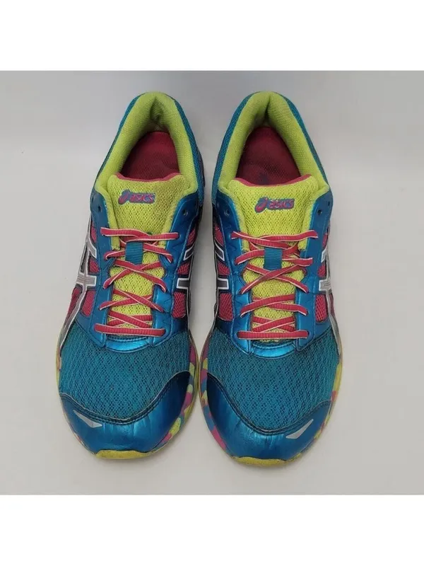 Women's Asics Gel Frantic 7 Athletic Sneakers Running Shoes Size 10 Blue Pink - Image 3