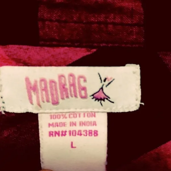 *30off3*‎ NWOT. Madrag Black And Dark Pink.​ - Image 5