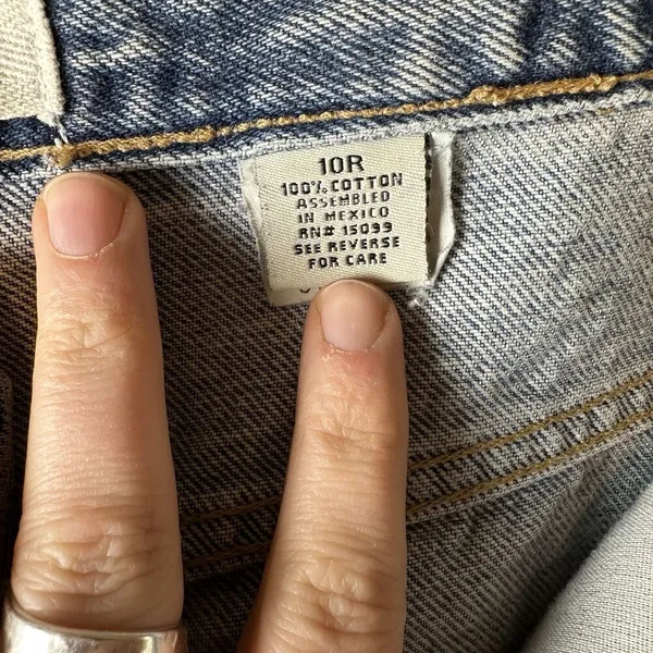 Vintage Crossroads Cotton Denim High Waist‎ Tapered Jean 10 | Classic 90's Mom - Image 5