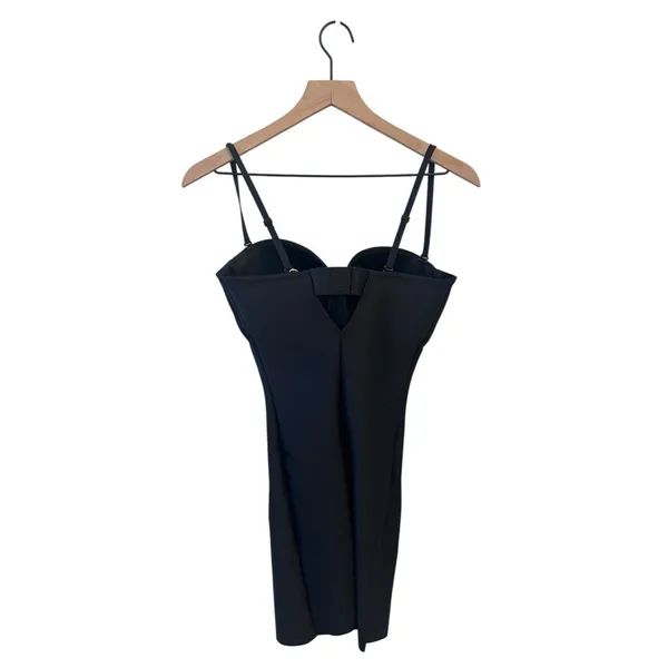 Skims Body CS underwire Mid Thigh Bodysuit large Onyx New with tags - Image 5