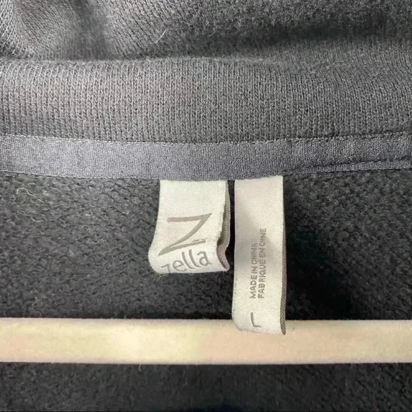 Z by Zella Full Effect Women's Black Zip‎ Activewear Casual Sweater Size L - Image 14