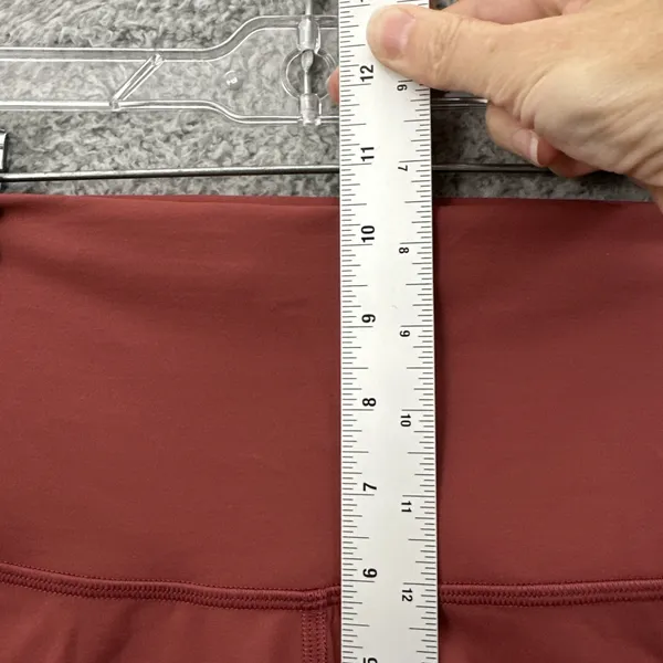 Lululemon Wunder Train High Rise Shorts 6" Chianti Maroon Athletic Biker Women 4 - Image 7