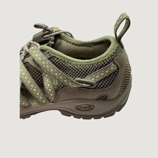 Chaco Fern Women 7 Green Brown Vibram Hiking Hybrid Water Shoes J104356 - Image 7