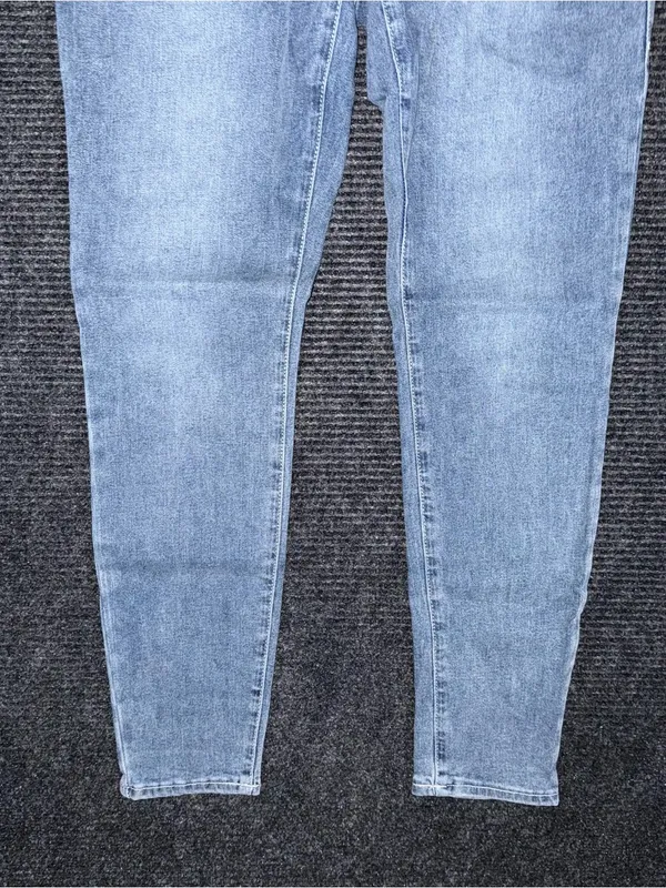 True Religion Jennie Curvy Mid Rise Super Skinny Jeans Sz 28 Bling Pocket Y2K - Image 5