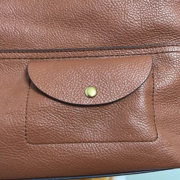 J. Crew all day roasted chestnut leather tote - Image 2