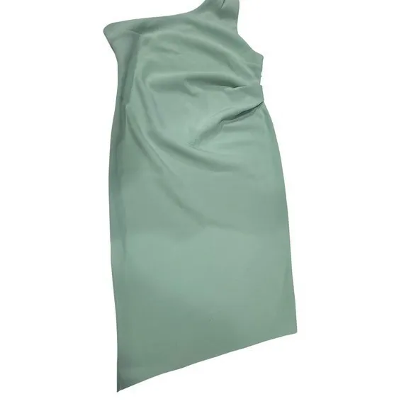 Petal‎ Pup -Nadene one Shoulder Midi Dress Mint Green Size US 14 - Image 8