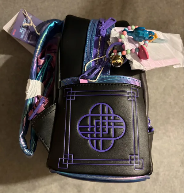 Loungefly K-Pop Demon Hunters Hunter/x Trio Mini Backpack and Wallet - Image 4