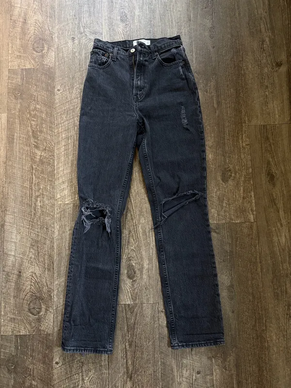 Abercrombie & Fitch 90’s Straight Black Jeans - Image 6