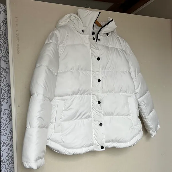 Francescas White Puffer Jacket - Image 3