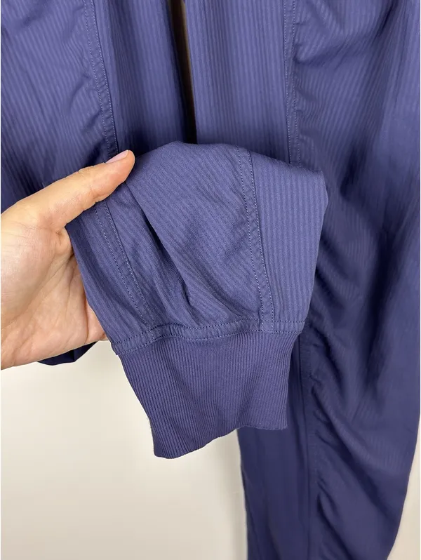 Lululemon Dance Studio Jogger Size 4 Navy Indigo Blue Pinstripe LW5BPJS - Image 12