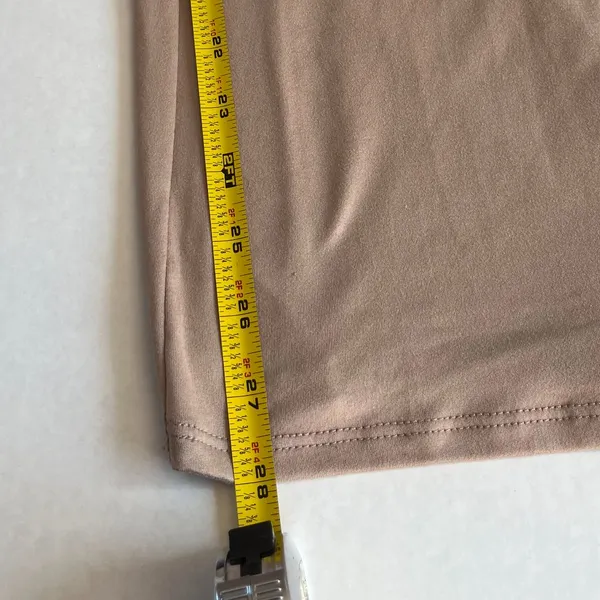 Socialite Sz XS Tan Jumpsuit Adjustable Straps Wide Leg Rompers with Pockets - Image 7