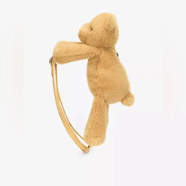 Jellycat Smudge Bear soft woven backpack 43cm - Image 3