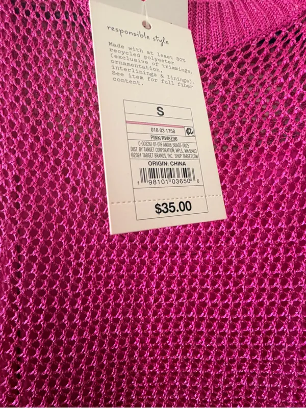 Sleeveless Hot Pink Knit Maxi Dress: Cover up - Women - Image 3