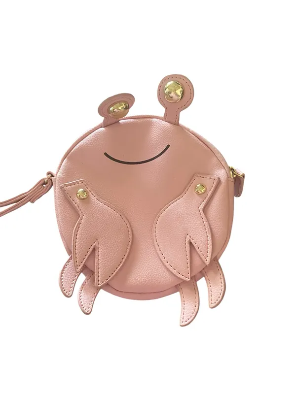 Betsey Johnson Pink Crab Wristlet Purse Coin purse coastsl whimsical dopamine - Image 3