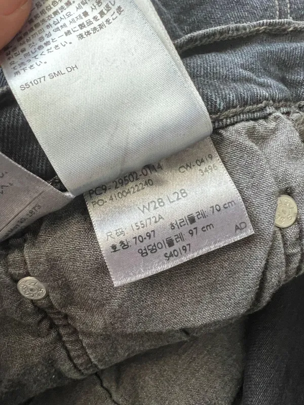 Levi's Dark Blue Denim - Image 4