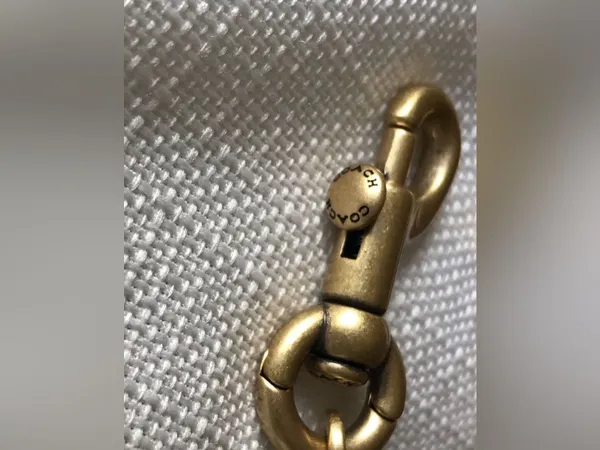 Coach Gold Chunky Chain Link Strap - Image 6