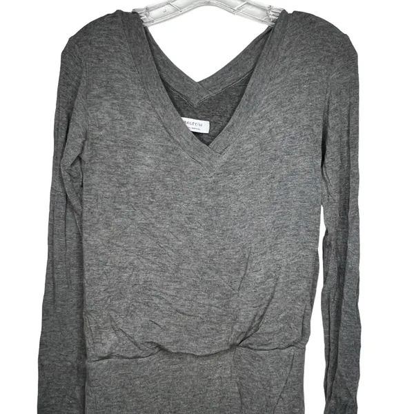 Bailey 44 Wool Blend Gray Mini Dress‎ - Image 2
