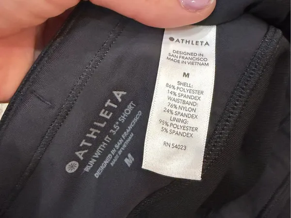 Athleta Run With It 3.5” Shorts Women’s M Black Lined Running Athletic - Image 4